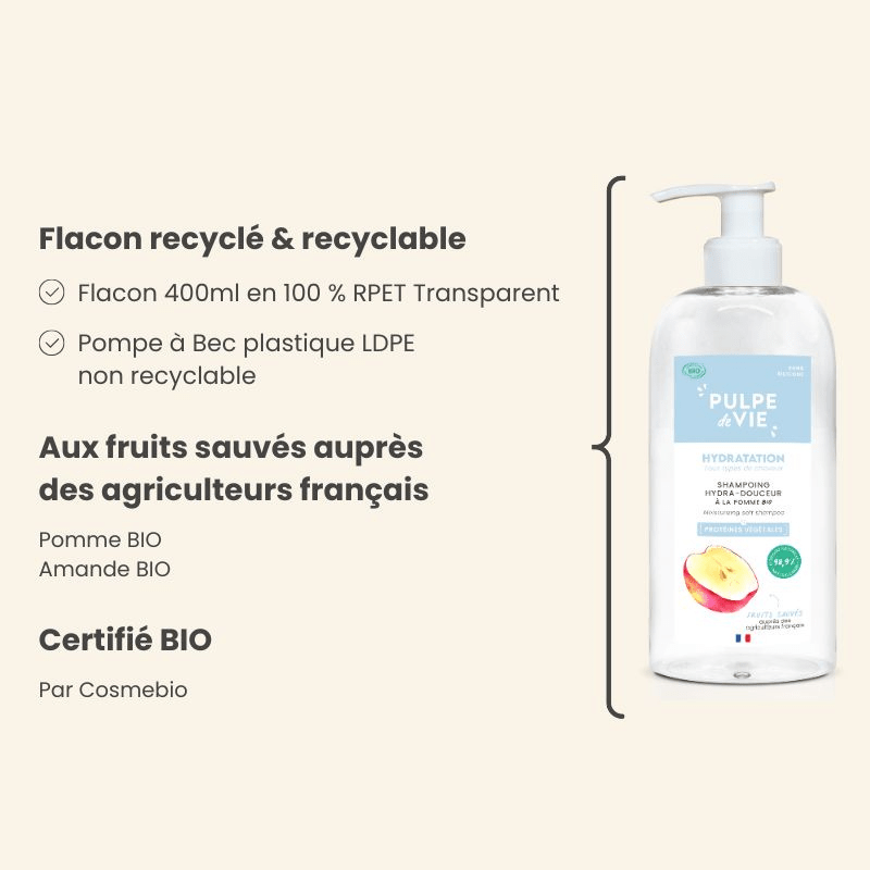 Shampoing Hydra-Douceur Pulpe de Vie - MA PLANETE BEAUTE